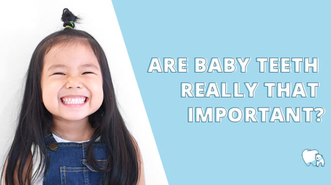 Young smiling child with baby teeth